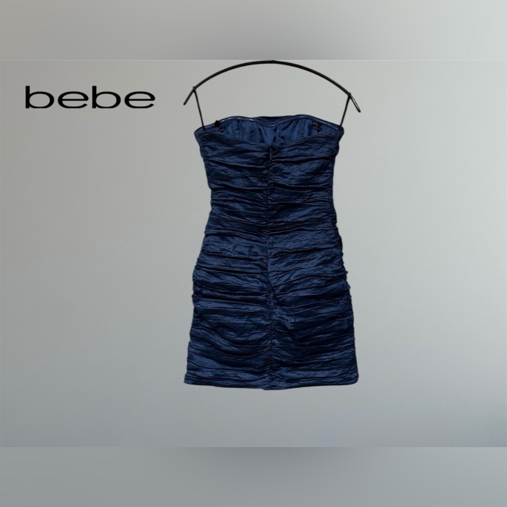 🛍️SALE🛍️ bebe Strapless Beaded Embellished Mini Dress - Picture 4 of 8